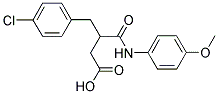 2-(4-CHLOROBENZYL)-N-(4-METHOXYPHENYL) SUCCINAMIC ACID