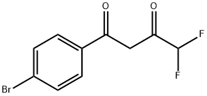 1-(4-溴苯基)-4,4-二氟丁烷-1,3-二酮