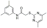 N-(3,5-DIMETHYLPHENYL)-2-[(4,6-DIMETHYLPYRIMIDIN-2-YL)THIO]ACETAMIDE