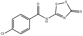 4-CHLORO-N-(3-THIOXO-3H-1,2,4-DITHIAZOL-5-YL)BENZENECARBOXAMIDE