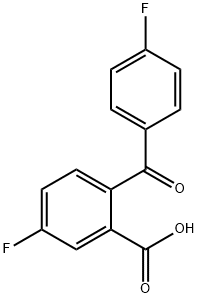 Benzoic acid, 5-fluoro-2-(4-fluorobenzoyl)-