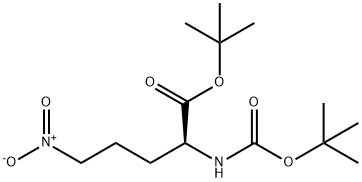 Pentanoic acid, 2-[[(1,1-dimethylethoxy)carbonyl]amino]-5-nitro-, 1,1-dimethylethyl ester