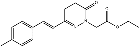 ETHYL 2-[3-(4-METHYLSTYRYL)-6-OXO-5,6-DIHYDRO-1(4H)-PYRIDAZINYL]ACETATE