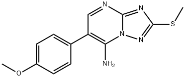 6-(4-methoxyphenyl)-2-(methylsulfanyl)[1,2,4]triazolo[1,5-a]pyrimidin-7-ylamine