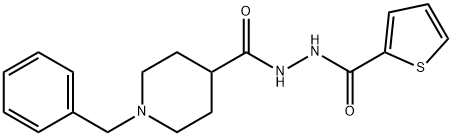 N'-[(1-BENZYL-4-PIPERIDINYL)CARBONYL]-2-THIOPHENECARBOHYDRAZIDE