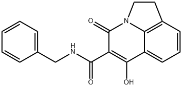 N-BENZYL-6-HYDROXY-4-OXO-1,2-DIHYDRO-4H-PYRROLO[3,2,1-IJ]QUINOLINE-5-CARBOXAMIDE