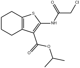 2-(2-CHLORO-ACETYLAMINO)-4,5,6,7-TETRAHYDRO-BENZO[B]THIOPHENE-3-CARBOXYLIC ACID ISOPROPYL ESTER