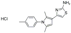 4-[2,5-DIMETHYL-1-(4-METHYLPHENYL)-1H-PYRROL-3-YL]-1,3-THIAZOL-2-AMINE HYDROCHLORIDE