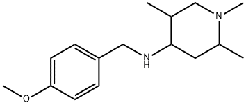 (4-METHOXY-BENZYL)-(1,2,5-TRIMETHYL-PIPERIDIN-4-YL)-AMINE