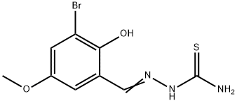 2-[(E)-(3-BROMO-2-HYDROXY-5-METHOXYPHENYL)METHYLIDENE]-1-HYDRAZINECARBOTHIOAMIDE