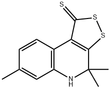 4,4,7-trimethyl-5H-dithiolo[5,4-c]quinoline-1-thione