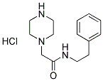 PIPERAZINO-ACETIC ACID-PHENETHYLYLAMIDE HYDROCHLORIDE