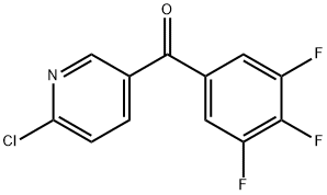 2-CHLORO-5-(3,4,5-TRIFLUOROBENZOYL)PYRIDINE