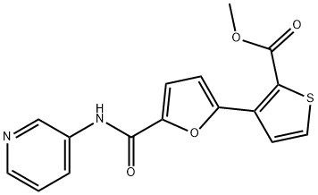 METHYL 3-(5-[(3-PYRIDINYLAMINO)CARBONYL]-2-FURYL)-2-THIOPHENECARBOXYLATE