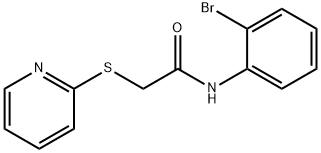 N-(2-bromophenyl)-2-(pyridin-2-ylsulfanyl)acetamide