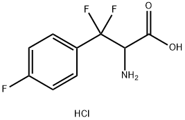 3,3-DIFLUORO-3-(4-FLUOROPHENYL)-DL-ALANINE HYDROCHLORIDE