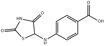 Benzoic acid, 4-[(2,4-dioxo-5-thiazolidinyl)amino]-