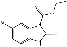 1H-Benzimidazole-1-carboxylic acid, 6-bromo-2,3-dihydro-2-oxo-, ethyl ester