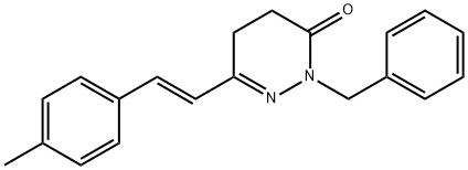 2-BENZYL-6-(4-METHYLSTYRYL)-4,5-DIHYDRO-3(2H)-PYRIDAZINONE