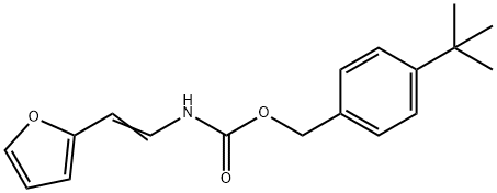 4-(TERT-BUTYL)BENZYL N-[2-(2-FURYL)VINYL]CARBAMATE