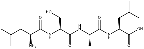 (2S)-2-[[(2S)-2-[[(2S)-2-[[(2S)-2-AMINO-4-METHYLPENTANOYL]AMINO]-3-HYDROXYPROPANOYL]AMINO]PROPANOYL]AMINO]-4-METHYLPENTANOIC ACID