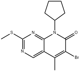 6-Bromo-8-cyclopentyl-5-methyl-2-(methylsulfanyl)pyrido[2,3-d]pyrimidin-7(8H)-one