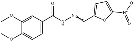 3,4-DIMETHOXY-N'-[(5-NITRO-2-FURYL)METHYLENE]BENZENECARBOHYDRAZIDE