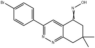 5(6H)-Cinnolinone, 3-(4-bromophenyl)-7,8-dihydro-7,7-dimethyl-, oxime