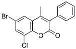 6-BROMO-8-CHLORO-4-METHYL-3-PHENYLCOUMARIN