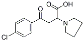 4-(4-CHLOROPHENYL)-4-OXO-2-(1-PYRROLIDINYL)BUTANOIC ACID