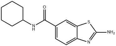 2-AMINO-BENZOTHIAZOLE-6-CARBOXYLIC ACID CYCLOHEXYLAMIDE