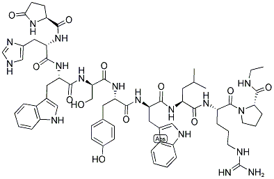 (DES-GLY10,D-SER4,D-TRP6,PRO-NHET9)-LHRH
