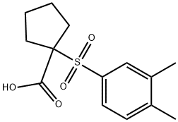 1-(3,4-DIMETHYL-BENZENESULFONYL)-CYCLOPENTANECARBOXYLIC ACID