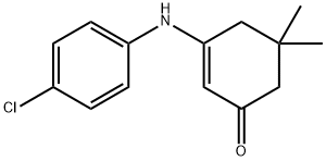 3-((4-CHLOROPHENYL)AMINO)-5,5-DIMETHYLCYCLOHEX-2-EN-1-ONE