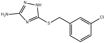 1H-1,2,4-Triazol-3-amine, 5-[[(3-chlorophenyl)methyl]thio]-