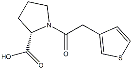 (S)-1-(2-(thiophen-3-yl)acetyl)pyrrolidine-2-carboxylic acid