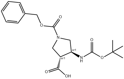 TRANS-4-N-BOC-AMINO-1-CBZ-PYRROLIDINE-3-CARBOXYLIC ACID