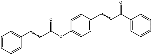4-(3-oxo-3-phenylprop-1-en-1-yl)phenyl 3-phenylacrylate