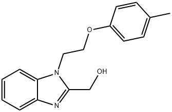 [1-[2-(4-methylphenoxy)ethyl]benzimidazol-2-yl]methanol