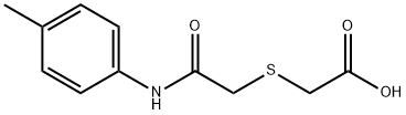 Acetic acid, 2-[[2-[(4-methylphenyl)amino]-2-oxoethyl]thio]-