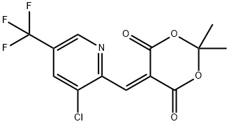 5-([3-CHLORO-5-(TRIFLUOROMETHYL)-2-PYRIDINYL]METHYLENE)-2,2-DIMETHYL-1,3-DIOXANE-4,6-DIONE
