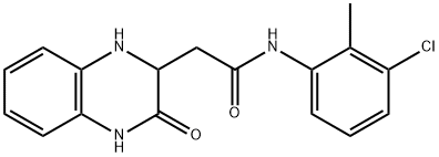 N-(3-Chloro-2-methylphenyl)-1,2,3,4-tetrahydro-3-oxo-2-quinoxalineacetamide