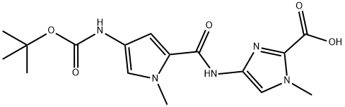 1H-Imidazole-2-carboxylic acid, 4-[[[4-[[(1,1-dimethylethoxy)carbonyl]amino]-1-methyl-1H-pyrrol-2-yl]carbonyl]amino]-1-methyl-