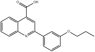 2-(3-丙氧芬基)-喹啉-4-羧酸