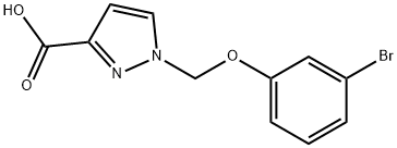 1-[(3-Bromophenoxy)methyl]-1H-pyrazole-3-carboxylic acid