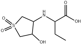 Butanoic acid, 2-[(tetrahydro-4-hydroxy-1,1-dioxido-3-thienyl)amino]-