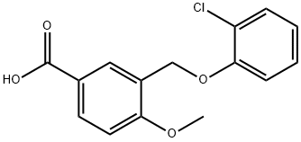 3-[(2-氯苯氧基)甲基]-4-甲氧基苯甲酸