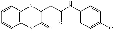 N-(4-溴苯基)-2-(3-氧代-1,2,3,4-四氢喹喔啉-2-基)乙酰胺