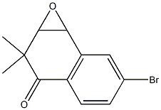 6-bromo-2,2-dimethyl-1a,7b-dihydronaphtho[1,2-b]oxiren-3(2H)-one