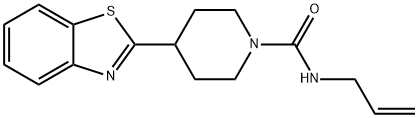 N-ALLYL-4-(1,3-BENZOTHIAZOL-2-YL)TETRAHYDRO-1(2H)-PYRIDINECARBOXAMIDE